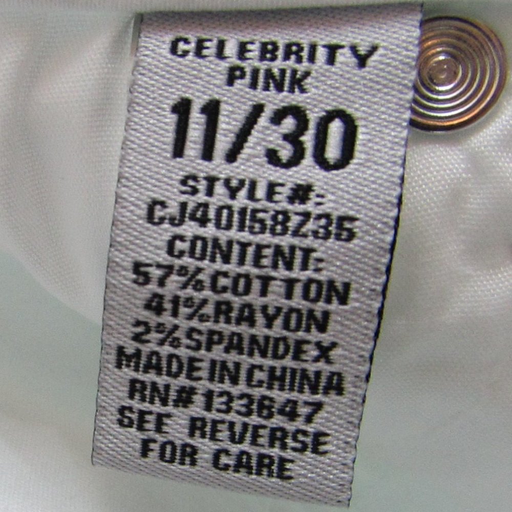 Women's Junior's | Celebrity Pink | 11/30 Crop | White - Picture 6 of 6